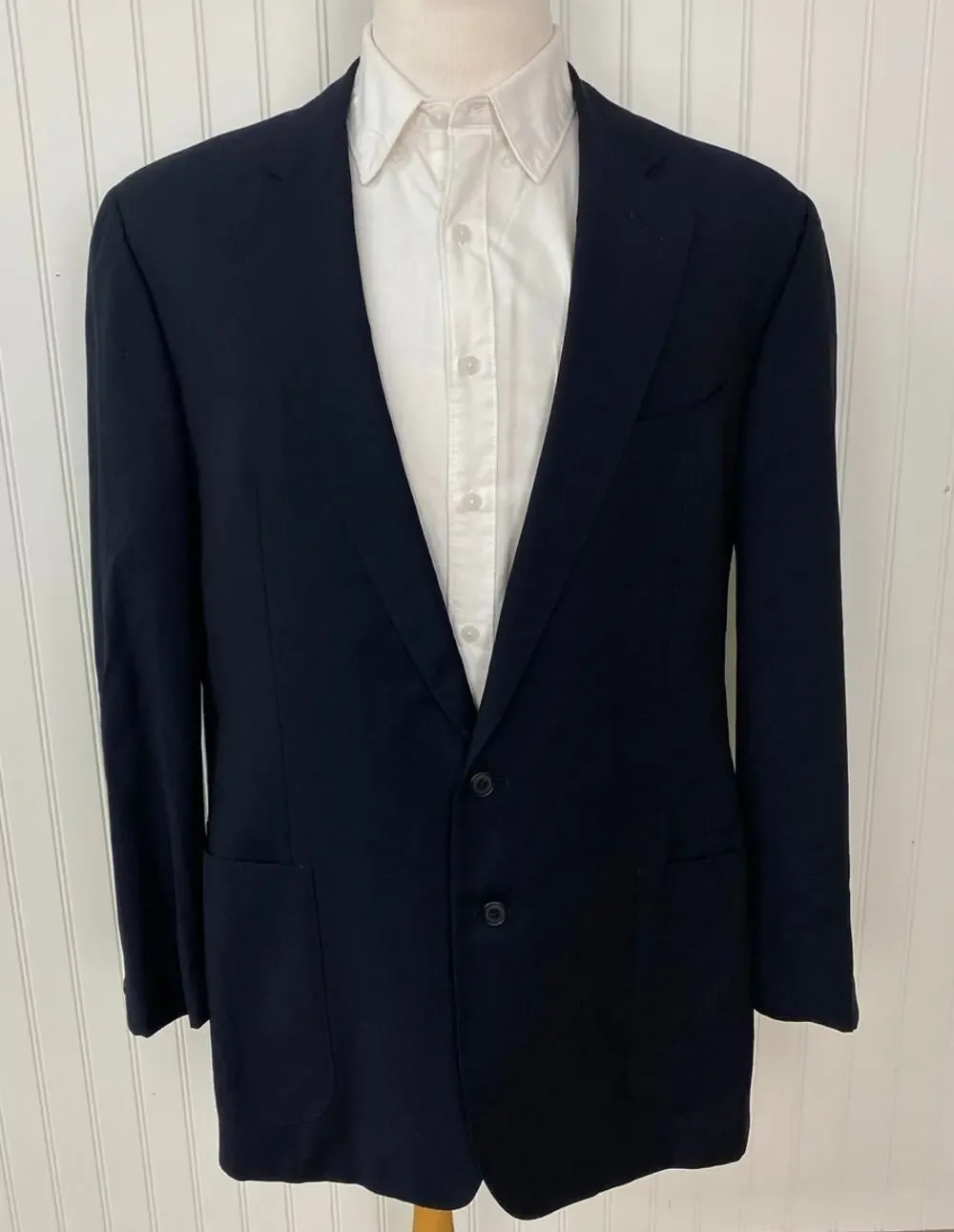 VTG Ermenegildo Zegna Super 100s Worsted Wool 2-button suit jacket blazer, 42R